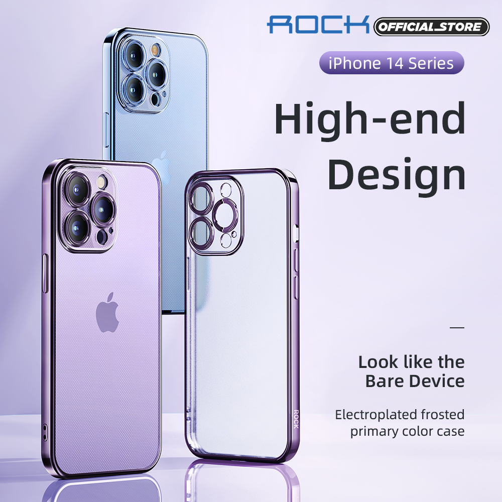 Picture of Rock Electroplated Matte Drop Protection Case for iPhone 14 Pro Max 6.7 (Matte Purple) Apple iPhone 14 Pro Max 6.7- Apple iPhone 14 Pro Max 6.7 Cases, Apple iPhone 14 Pro Max 6.7 Covers, iPad Cases and a wide selection of Apple iPhone 14 Pro Max 6.7 Accessories in Malaysia, Sabah, Sarawak and Singapore 