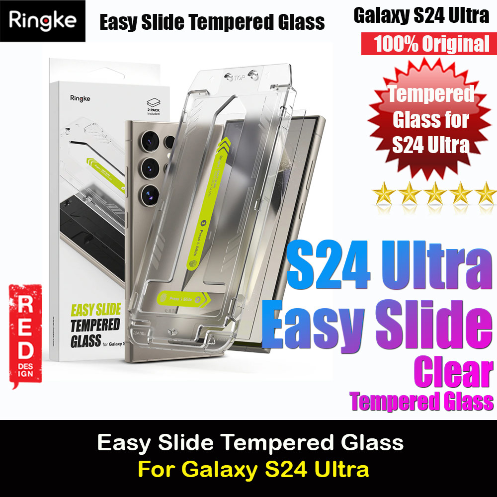 Picture of Ringke Easy Slide Tempered Glass Screen Protector with Easy Installation Jig Kit for Samsung Galaxy S24 Ultra (HD Clear) 2 Pack iPhone Cases - iPhone 14 Pro Max , iPhone 13 Pro Max, Galaxy S23 Ultra, Google Pixel 7 Pro, Galaxy Z Fold 4, Galaxy Z Flip 4 Cases Malaysia,iPhone 12 Pro Max Cases Malaysia, iPad Air ,iPad Pro Cases and a wide selection of Accessories in Malaysia, Sabah, Sarawak and Singapore. 