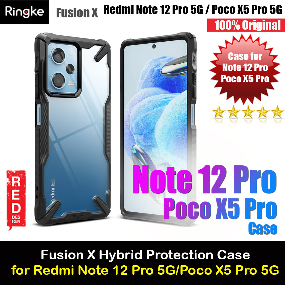 Picture of Ringke Fusion-X Scratch Protection Raised Bezel Precise Case for Xiaomi Redmi Note 12 Pro 5G Poco X5 Pro 5G (Black) Xiaomi Poco X5 Pro 5G- Xiaomi Poco X5 Pro 5G Cases, Xiaomi Poco X5 Pro 5G Covers, iPad Cases and a wide selection of Xiaomi Poco X5 Pro 5G Accessories in Malaysia, Sabah, Sarawak and Singapore 