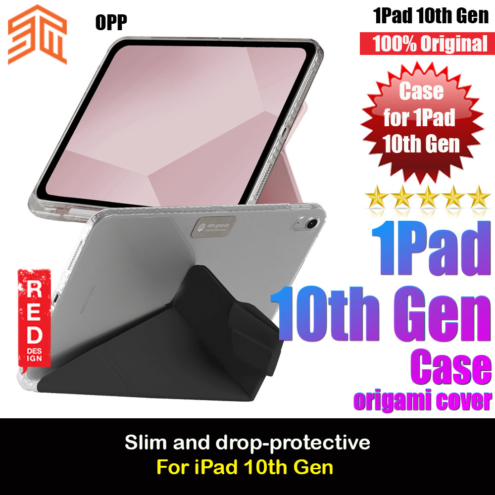 Picture of STM OPP Flip Cover Stand Case for Apple iPad 10.9 10th Gen 2022 (Black) iPhone Cases - iPhone 14 Pro Max , iPhone 13 Pro Max, Galaxy S23 Ultra, Google Pixel 7 Pro, Galaxy Z Fold 4, Galaxy Z Flip 4 Cases Malaysia,iPhone 12 Pro Max Cases Malaysia, iPad Air ,iPad Pro Cases and a wide selection of Accessories in Malaysia, Sabah, Sarawak and Singapore. 