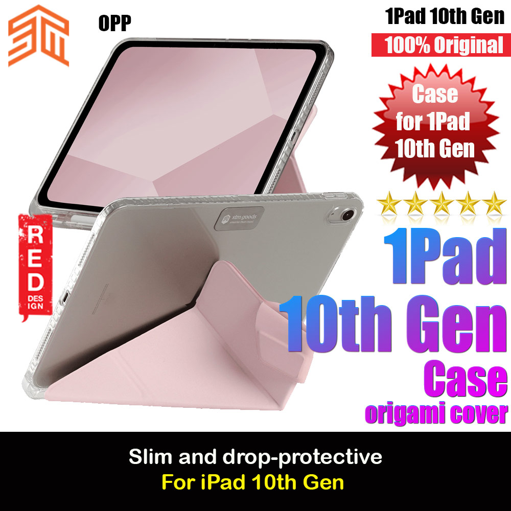 Picture of STM OPP Flip Cover Stand Case for Apple iPad 10.9 10th Gen 2022 (Pink) Apple iPad 10th Gen 10.9\" 2022- Apple iPad 10th Gen 10.9\" 2022 Cases, Apple iPad 10th Gen 10.9\" 2022 Covers, iPad Cases and a wide selection of Apple iPad 10th Gen 10.9\" 2022 Accessories in Malaysia, Sabah, Sarawak and Singapore 