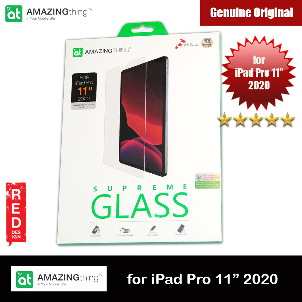Picture of AMAZINGthing Premium SUPREMEGLASS Tempered Glass for Apple iPad Pro 11 2nd Gen 2020 iPad Air 10.9 2020 21 0.33mm iPhone Cases - iPhone 14 Pro Max , iPhone 13 Pro Max, Galaxy S23 Ultra, Google Pixel 7 Pro, Galaxy Z Fold 4, Galaxy Z Flip 4 Cases Malaysia,iPhone 12 Pro Max Cases Malaysia, iPad Air ,iPad Pro Cases and a wide selection of Accessories in Malaysia, Sabah, Sarawak and Singapore. 
