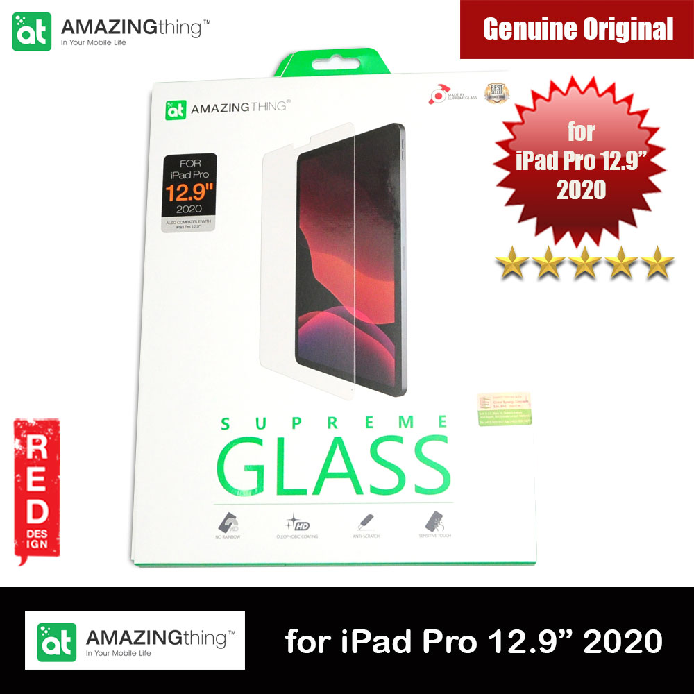Picture of AMAZINGthing Premium SUPREMEGLASS Tempered Glass for Apple iPad Pro 12.9 2020 0.33mm iPhone Cases - iPhone 14 Pro Max , iPhone 13 Pro Max, Galaxy S23 Ultra, Google Pixel 7 Pro, Galaxy Z Fold 4, Galaxy Z Flip 4 Cases Malaysia,iPhone 12 Pro Max Cases Malaysia, iPad Air ,iPad Pro Cases and a wide selection of Accessories in Malaysia, Sabah, Sarawak and Singapore. 