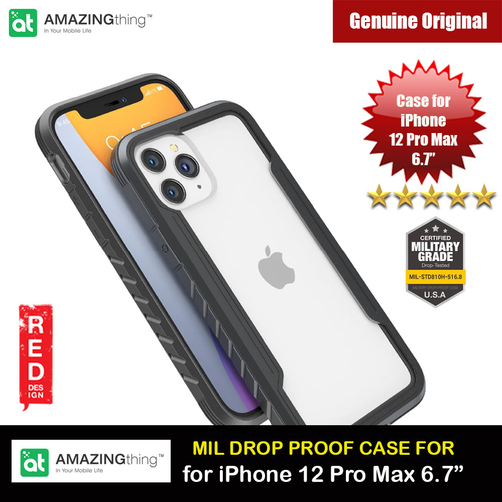 Picture of Amazingthing Military Drop Proof Case for iPhone 12 Pro Max 6.7 (Silver) Apple iPhone 12 Pro Max 6.7- Apple iPhone 12 Pro Max 6.7 Cases, Apple iPhone 12 Pro Max 6.7 Covers, iPad Cases and a wide selection of Apple iPhone 12 Pro Max 6.7 Accessories in Malaysia, Sabah, Sarawak and Singapore 