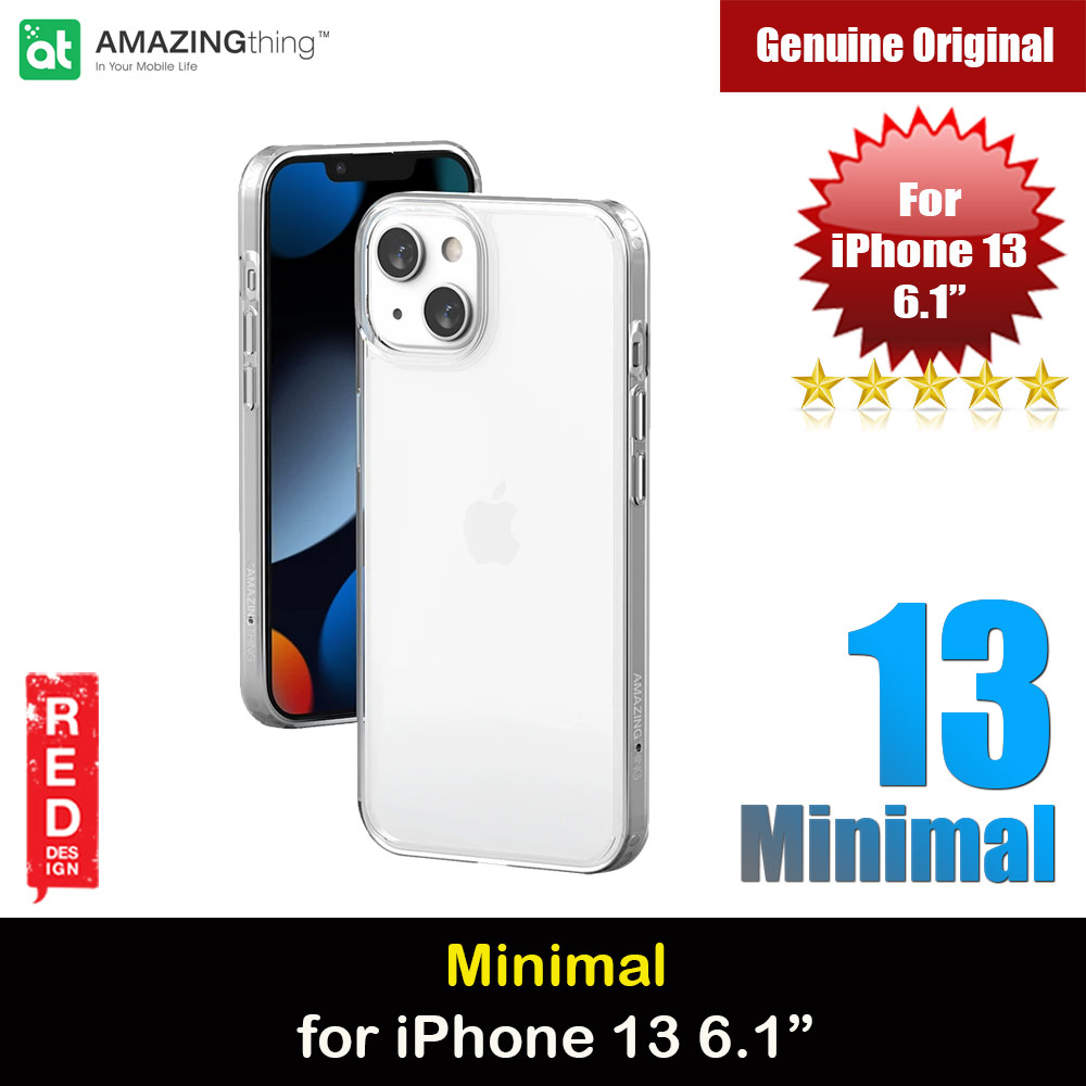 Picture of Amazingthing Minimal Drop Proof Case for iPhone 13 6.1 (Transparent Clear) iPhone Cases - iPhone 14 Pro Max , iPhone 13 Pro Max, Galaxy S23 Ultra, Google Pixel 7 Pro, Galaxy Z Fold 4, Galaxy Z Flip 4 Cases Malaysia,iPhone 12 Pro Max Cases Malaysia, iPad Air ,iPad Pro Cases and a wide selection of Accessories in Malaysia, Sabah, Sarawak and Singapore. 