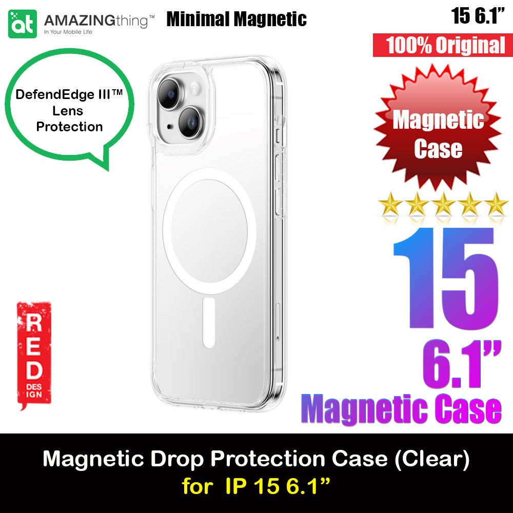 Picture of Amazingthing Minimal Magnetic Slim Protection Case for iPhone 15 6.1 (Clear) iPhone Cases - iPhone 14 Pro Max , iPhone 13 Pro Max, Galaxy S23 Ultra, Google Pixel 7 Pro, Galaxy Z Fold 4, Galaxy Z Flip 4 Cases Malaysia,iPhone 12 Pro Max Cases Malaysia, iPad Air ,iPad Pro Cases and a wide selection of Accessories in Malaysia, Sabah, Sarawak and Singapore. 