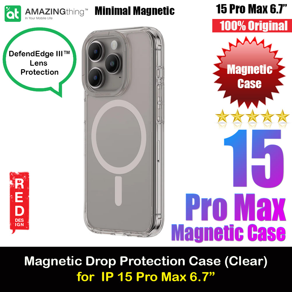Picture of Amazingthing Minimal Magnetic Slim Protection Case for iPhone 15 Pro Max 6.7 (Titan Grey) iPhone Cases - iPhone 14 Pro Max , iPhone 13 Pro Max, Galaxy S23 Ultra, Google Pixel 7 Pro, Galaxy Z Fold 4, Galaxy Z Flip 4 Cases Malaysia,iPhone 12 Pro Max Cases Malaysia, iPad Air ,iPad Pro Cases and a wide selection of Accessories in Malaysia, Sabah, Sarawak and Singapore. 