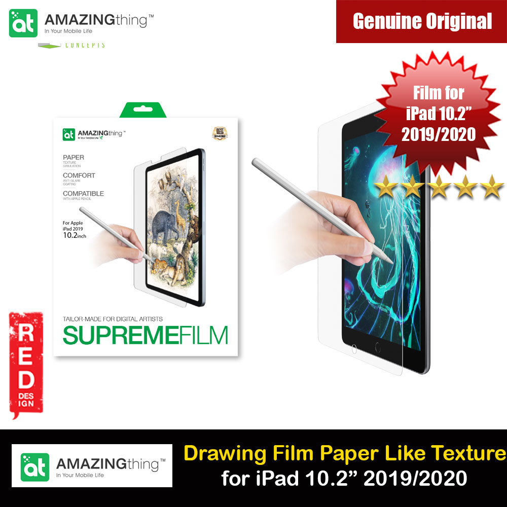Picture of Amazingthing Supreme Film Tailored Make for Digital Artist Anti Glare Matte Drawing Film Paper Like Screen Protector for Apple iPad 10.2 2019 2020 iPhone Cases - iPhone 14 Pro Max , iPhone 13 Pro Max, Galaxy S23 Ultra, Google Pixel 7 Pro, Galaxy Z Fold 4, Galaxy Z Flip 4 Cases Malaysia,iPhone 12 Pro Max Cases Malaysia, iPad Air ,iPad Pro Cases and a wide selection of Accessories in Malaysia, Sabah, Sarawak and Singapore. 