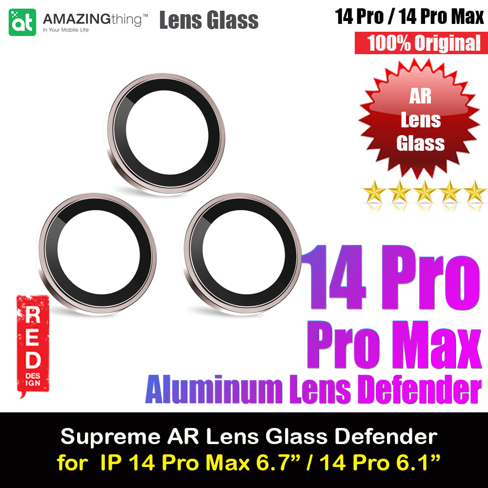 Picture of Amazingthing Supreme AR Lens Glass Aluminum Defender Tempered Glass Protector for iPhone 14 Pro 6.1 iPhone 14 Pro Max 6.7 (3PCS New Gold) Apple iPhone 14 Pro 6.1- Apple iPhone 14 Pro 6.1 Cases, Apple iPhone 14 Pro 6.1 Covers, iPad Cases and a wide selection of Apple iPhone 14 Pro 6.1 Accessories in Malaysia, Sabah, Sarawak and Singapore 