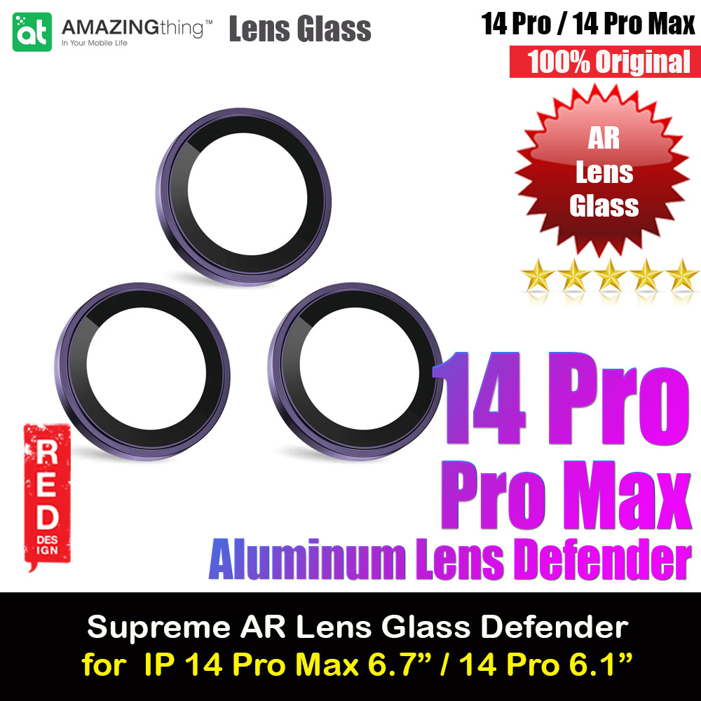 Picture of Amazingthing Supreme AR Lens Glass Aluminum Defender Tempered Glass Protector for iPhone 14 Pro 6.1 iPhone 14 Pro Max 6.7 (3PCS Symphony Purple) Apple iPhone 14 Pro 6.1- Apple iPhone 14 Pro 6.1 Cases, Apple iPhone 14 Pro 6.1 Covers, iPad Cases and a wide selection of Apple iPhone 14 Pro 6.1 Accessories in Malaysia, Sabah, Sarawak and Singapore 