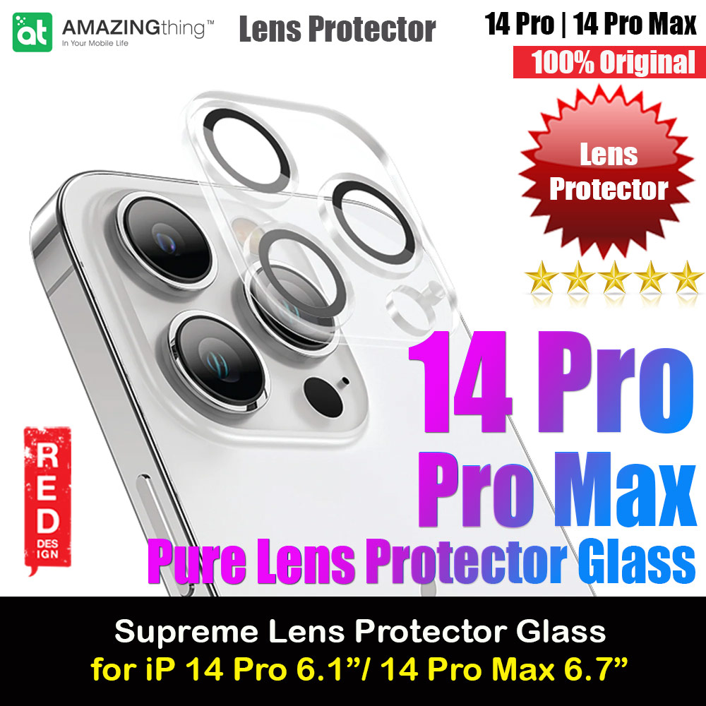 Picture of Amazingthing Supreme Glass Pure Camere Lens Glass Protector for iPhone 14 Pro 6.1 iPhone 14 Pro Max 6.7 (Clear) Apple iPhone 14 Pro 6.1- Apple iPhone 14 Pro 6.1 Cases, Apple iPhone 14 Pro 6.1 Covers, iPad Cases and a wide selection of Apple iPhone 14 Pro 6.1 Accessories in Malaysia, Sabah, Sarawak and Singapore 