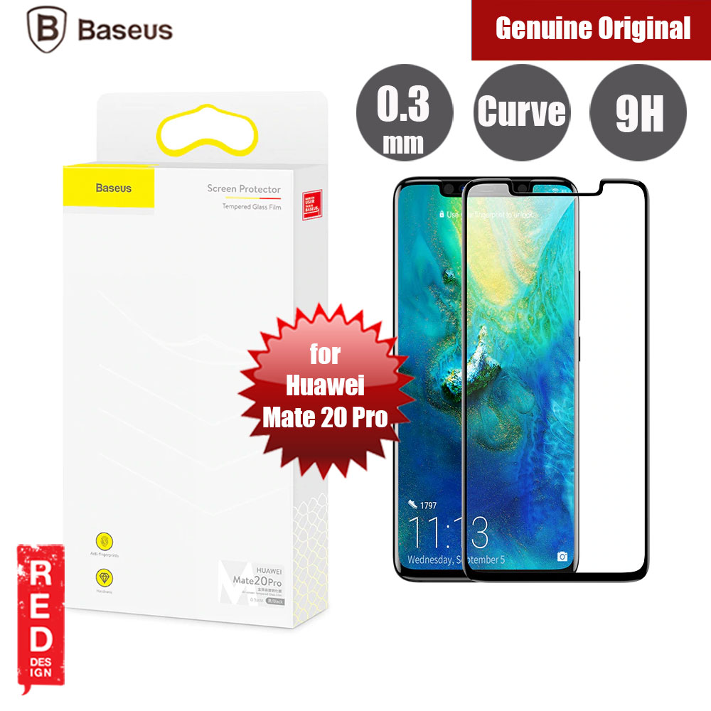 Picture of Baseus Full Coverage Tempered Glass for Huawei Mate 20 Pro (Black) Huawei Mate 20 Pro- Huawei Mate 20 Pro Cases, Huawei Mate 20 Pro Covers, iPad Cases and a wide selection of Huawei Mate 20 Pro Accessories in Malaysia, Sabah, Sarawak and Singapore 