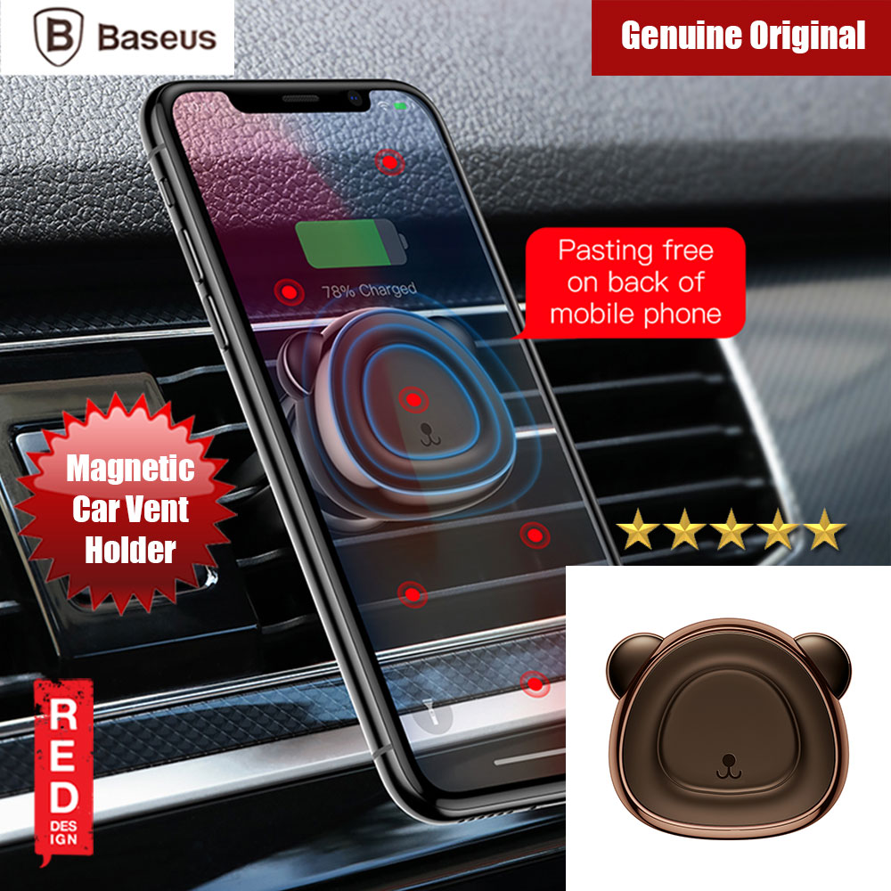 Picture of Baseus Little Bear Series Strong Magnetic Air Con Vent Suction Bracket Car Mount (Brown) iPhone Cases - iPhone 14 Pro Max , iPhone 13 Pro Max, Galaxy S23 Ultra, Google Pixel 7 Pro, Galaxy Z Fold 4, Galaxy Z Flip 4 Cases Malaysia,iPhone 12 Pro Max Cases Malaysia, iPad Air ,iPad Pro Cases and a wide selection of Accessories in Malaysia, Sabah, Sarawak and Singapore. 