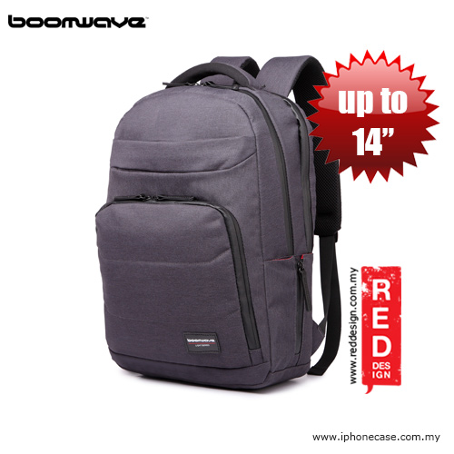 Picture of Boomwave Light Series Backpack for laptop up to 14" - Dark Grey Red Design- Red Design Cases, Red Design Covers, iPad Cases and a wide selection of Red Design Accessories in Malaysia, Sabah, Sarawak and Singapore 