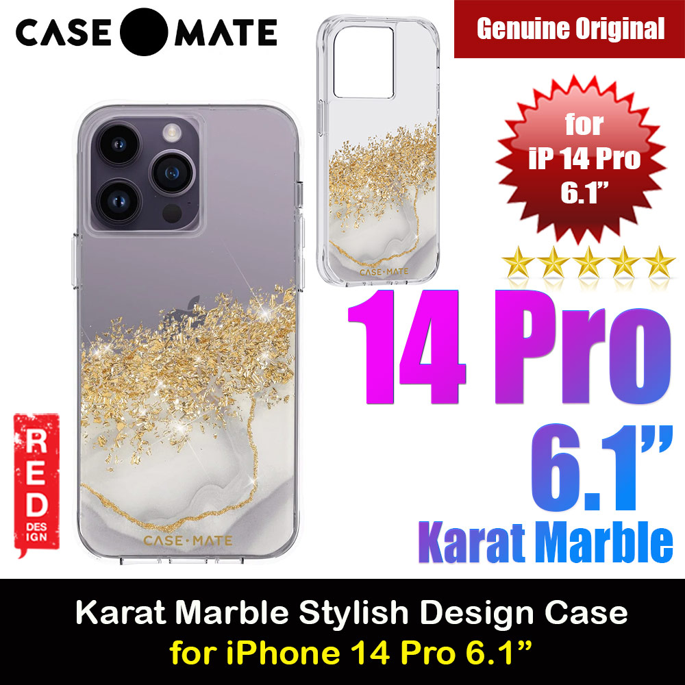 Picture of Case Mate Case-Mate Stylish Design Drop Protection Case for iPhone 14 Pro 6.1 (Karat Marble) iPhone Cases - iPhone 14 Pro Max , iPhone 13 Pro Max, Galaxy S23 Ultra, Google Pixel 7 Pro, Galaxy Z Fold 4, Galaxy Z Flip 4 Cases Malaysia,iPhone 12 Pro Max Cases Malaysia, iPad Air ,iPad Pro Cases and a wide selection of Accessories in Malaysia, Sabah, Sarawak and Singapore. 
