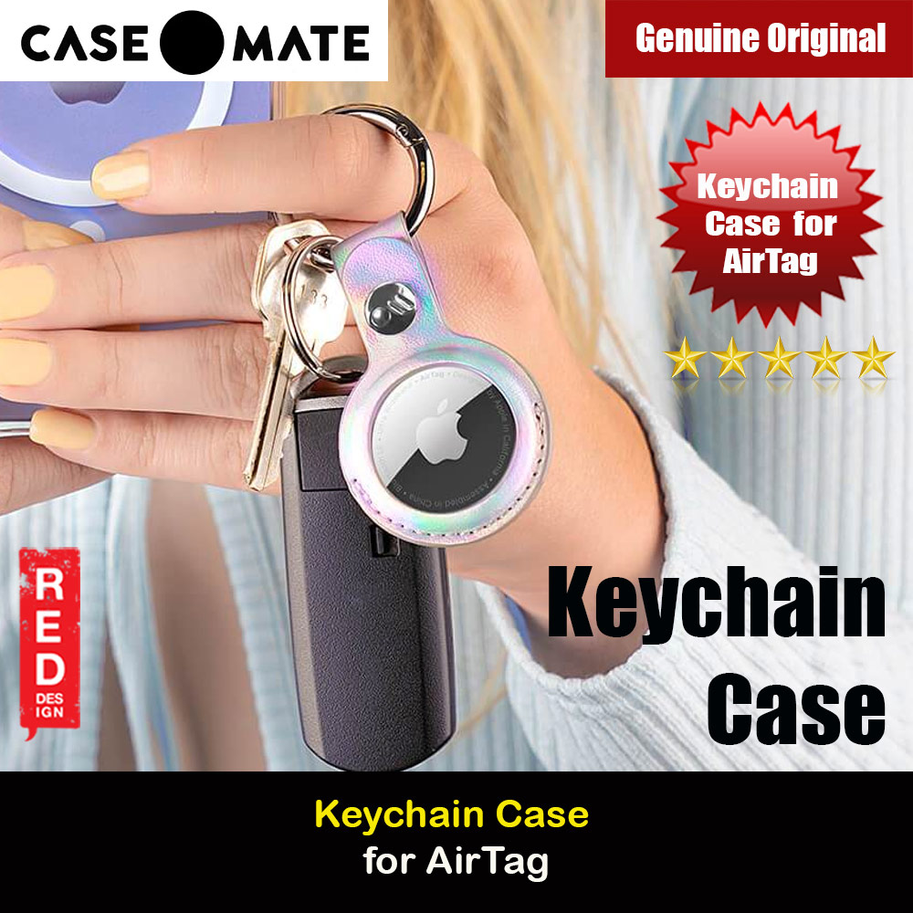 Picture of Case-Mate Case Mate Keychain Case Protective Cover Case Keyring Design for Apple AirTag (Iridescent) Apple Air Tag- Apple Air Tag Cases, Apple Air Tag Covers, iPad Cases and a wide selection of Apple Air Tag Accessories in Malaysia, Sabah, Sarawak and Singapore 