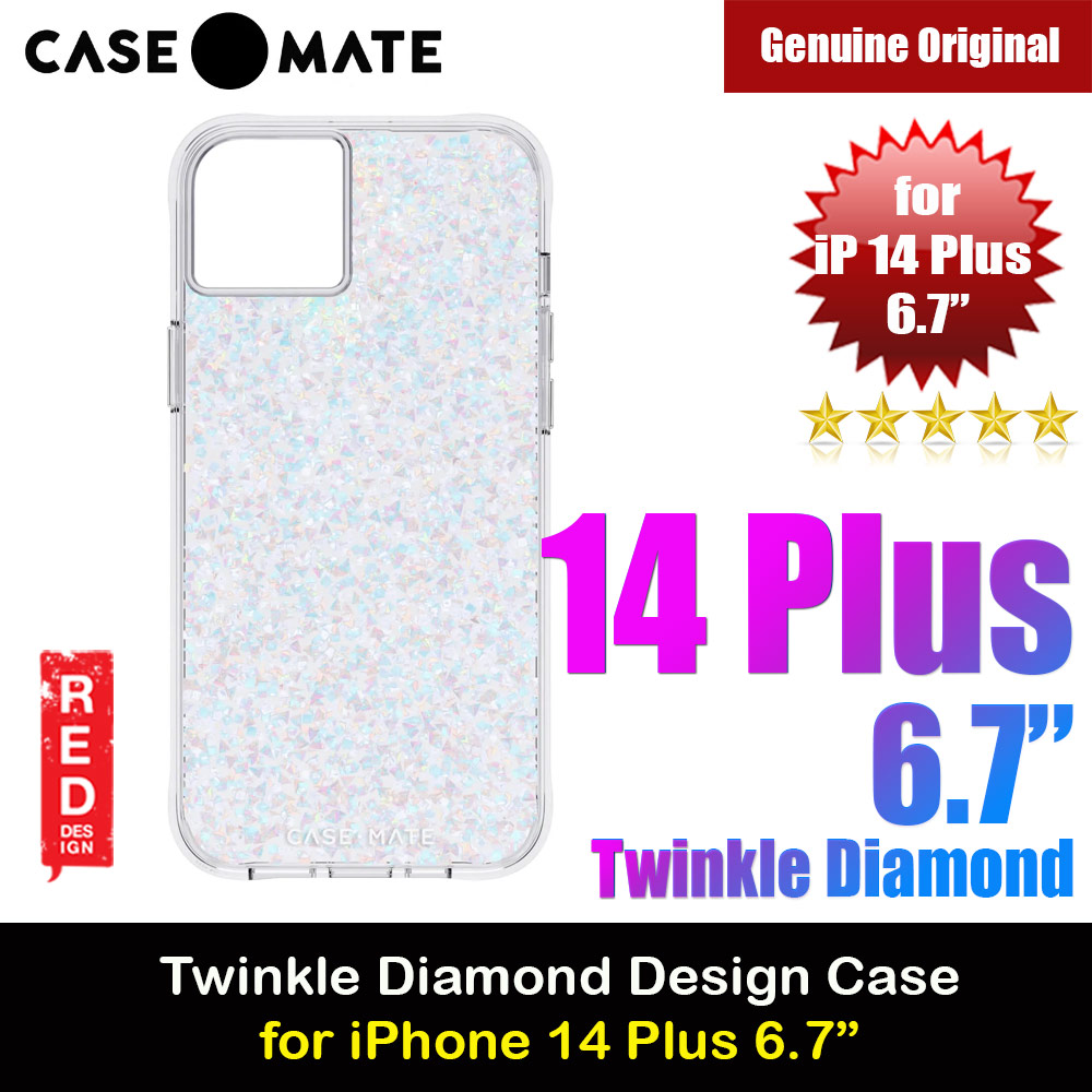 Picture of Case Mate Case-Mate Stylish Design Drop Protection Case for iPhone 14 Plus 6.7 (Twinkle Diamond) Apple iPhone 14 Plus 6.7- Apple iPhone 14 Plus 6.7 Cases, Apple iPhone 14 Plus 6.7 Covers, iPad Cases and a wide selection of Apple iPhone 14 Plus 6.7 Accessories in Malaysia, Sabah, Sarawak and Singapore 