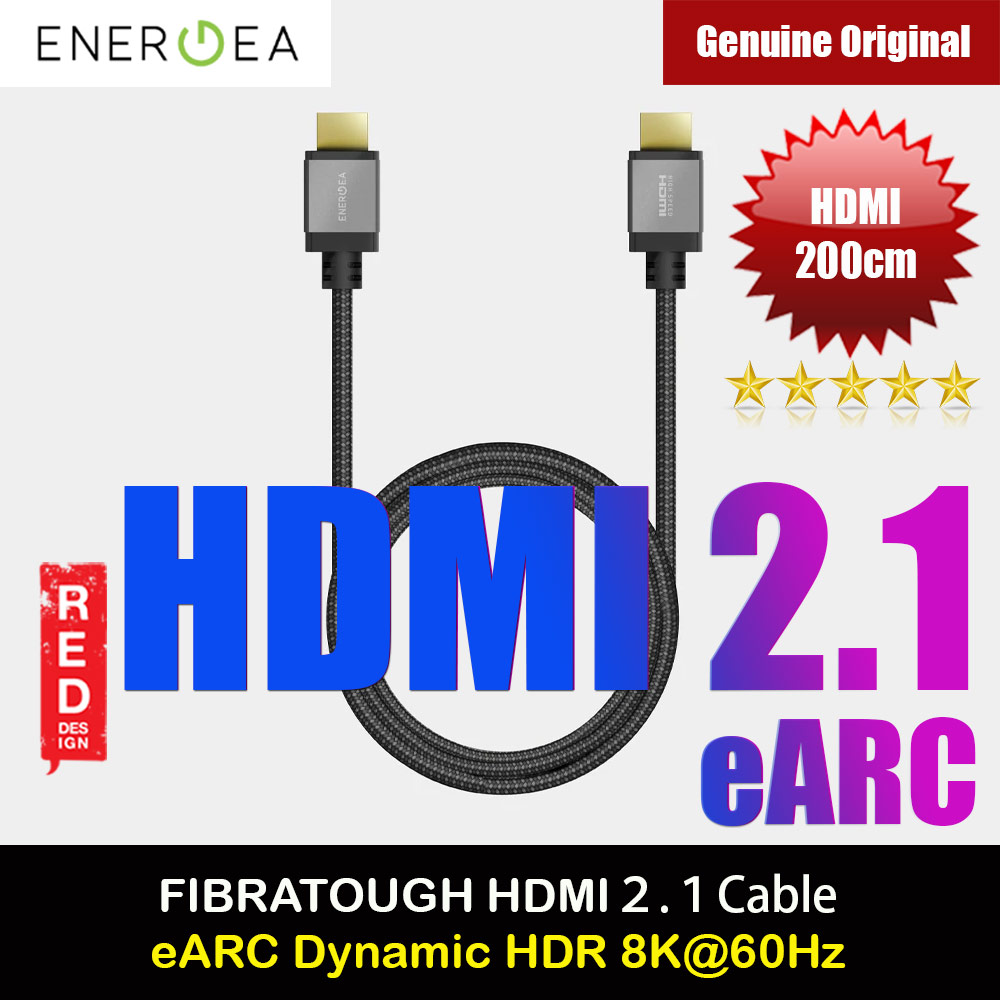 Picture of Energea Fibra Tough 24K Gold Plate 8K HDMI to HDMI 2.1 with Audio Return Channel eARC 48GBps Bandwidth Ethernet High Definition Compatible HDMI Cable (200cm) iPhone Cases - iPhone 14 Pro Max , iPhone 13 Pro Max, Galaxy S23 Ultra, Google Pixel 7 Pro, Galaxy Z Fold 4, Galaxy Z Flip 4 Cases Malaysia,iPhone 12 Pro Max Cases Malaysia, iPad Air ,iPad Pro Cases and a wide selection of Accessories in Malaysia, Sabah, Sarawak and Singapore. 