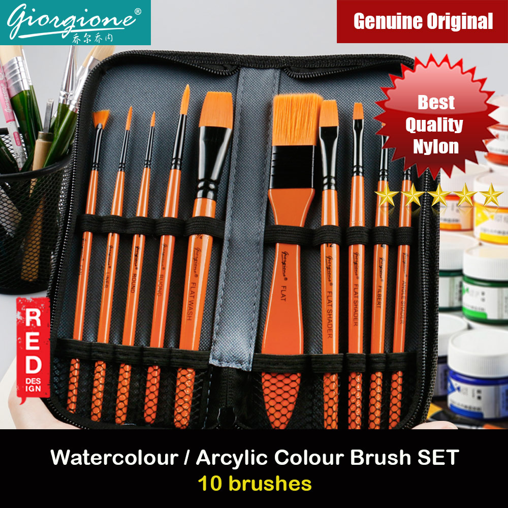 Picture of Giorgione Best Quality Nylon Watercolour Arcylic Colour Gouache Colour Brush Set with Brush Wallet (Brown) iPhone Cases - iPhone 14 Pro Max , iPhone 13 Pro Max, Galaxy S23 Ultra, Google Pixel 7 Pro, Galaxy Z Fold 4, Galaxy Z Flip 4 Cases Malaysia,iPhone 12 Pro Max Cases Malaysia, iPad Air ,iPad Pro Cases and a wide selection of Accessories in Malaysia, Sabah, Sarawak and Singapore. 