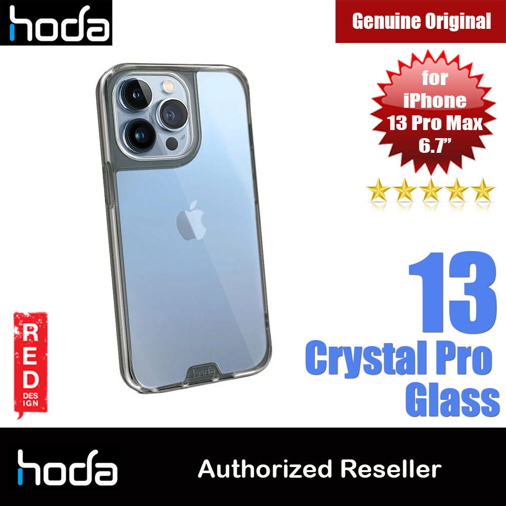 Picture of Hoda Military CRYSTAL PRO 3D TEMPERED GLASS BACKPLATE Drop Protection PROTECTIVE Case for Apple iPhone 13 Pro Max 6.7 (Crystal Clear Black) iPhone Cases - iPhone 14 Pro Max , iPhone 13 Pro Max, Galaxy S23 Ultra, Google Pixel 7 Pro, Galaxy Z Fold 4, Galaxy Z Flip 4 Cases Malaysia,iPhone 12 Pro Max Cases Malaysia, iPad Air ,iPad Pro Cases and a wide selection of Accessories in Malaysia, Sabah, Sarawak and Singapore. 