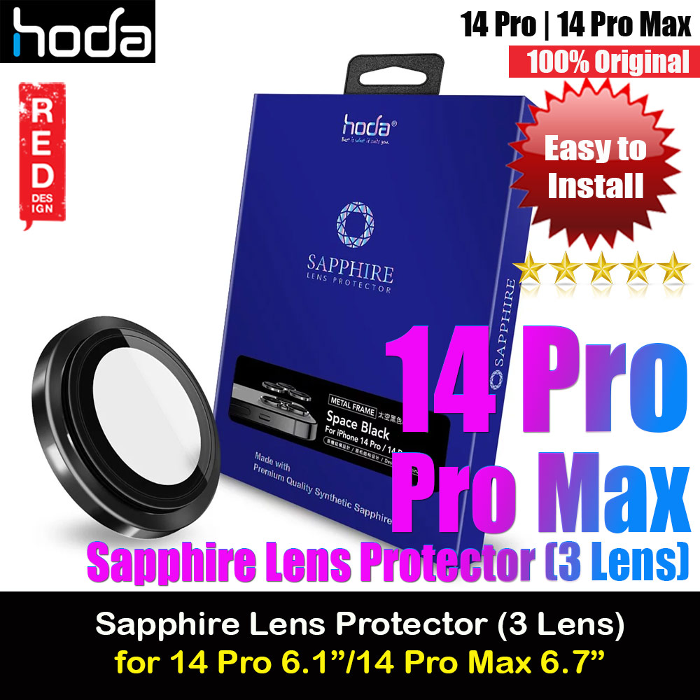 Picture of Hoda Sapphire Lens Protector for iPhone 14 Pro 6.1 iPhone 14 Pro Max 6.7  (3PCS Graphite) Apple iPhone 14 Pro Max 6.7- Apple iPhone 14 Pro Max 6.7 Cases, Apple iPhone 14 Pro Max 6.7 Covers, iPad Cases and a wide selection of Apple iPhone 14 Pro Max 6.7 Accessories in Malaysia, Sabah, Sarawak and Singapore 
