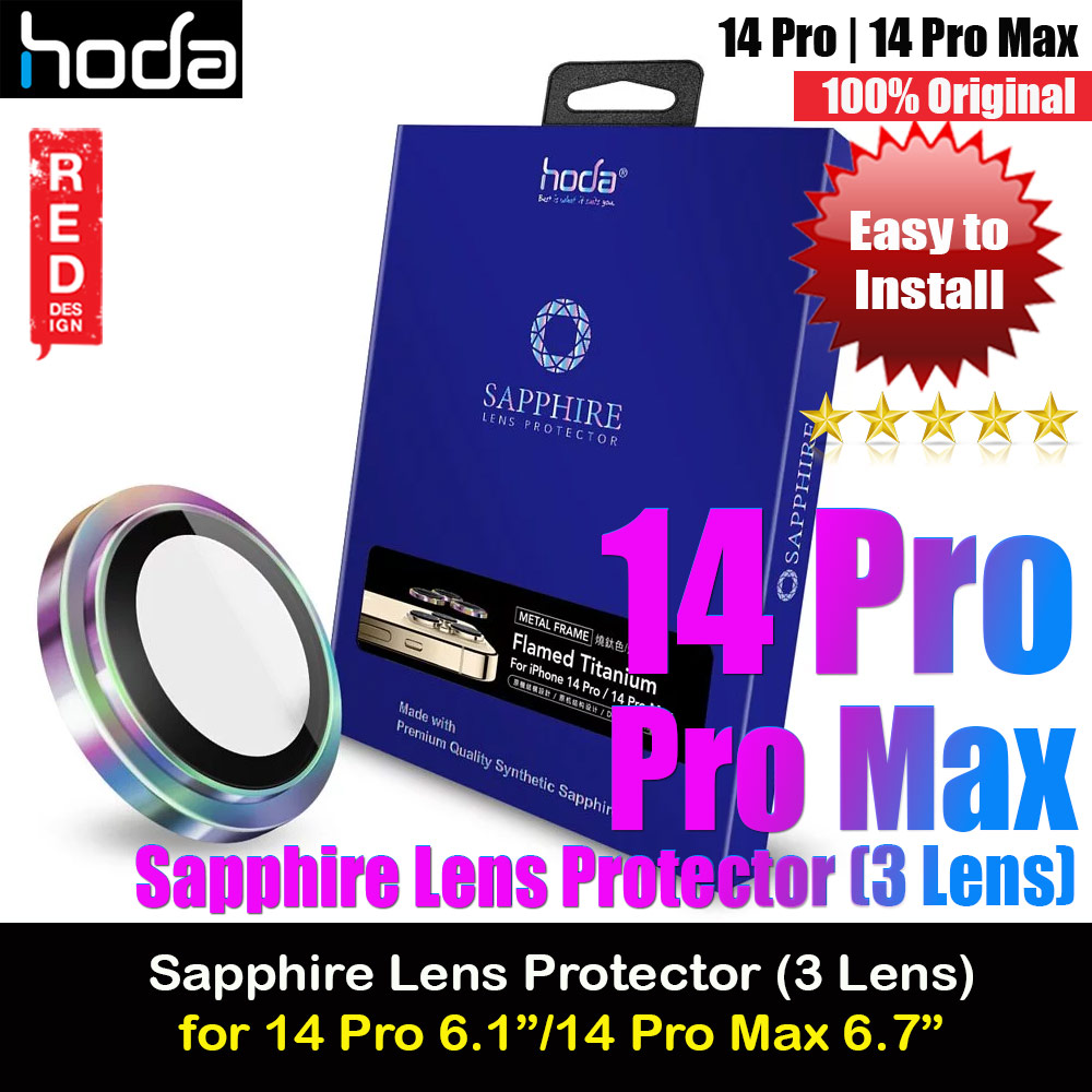 Picture of Hoda Sapphire Lens Protector for iPhone 14 Pro 6.1 iPhone 14 Pro Max 6.7  (3PCS Flamed Titanium) Apple iPhone 14 Pro Max 6.7- Apple iPhone 14 Pro Max 6.7 Cases, Apple iPhone 14 Pro Max 6.7 Covers, iPad Cases and a wide selection of Apple iPhone 14 Pro Max 6.7 Accessories in Malaysia, Sabah, Sarawak and Singapore 