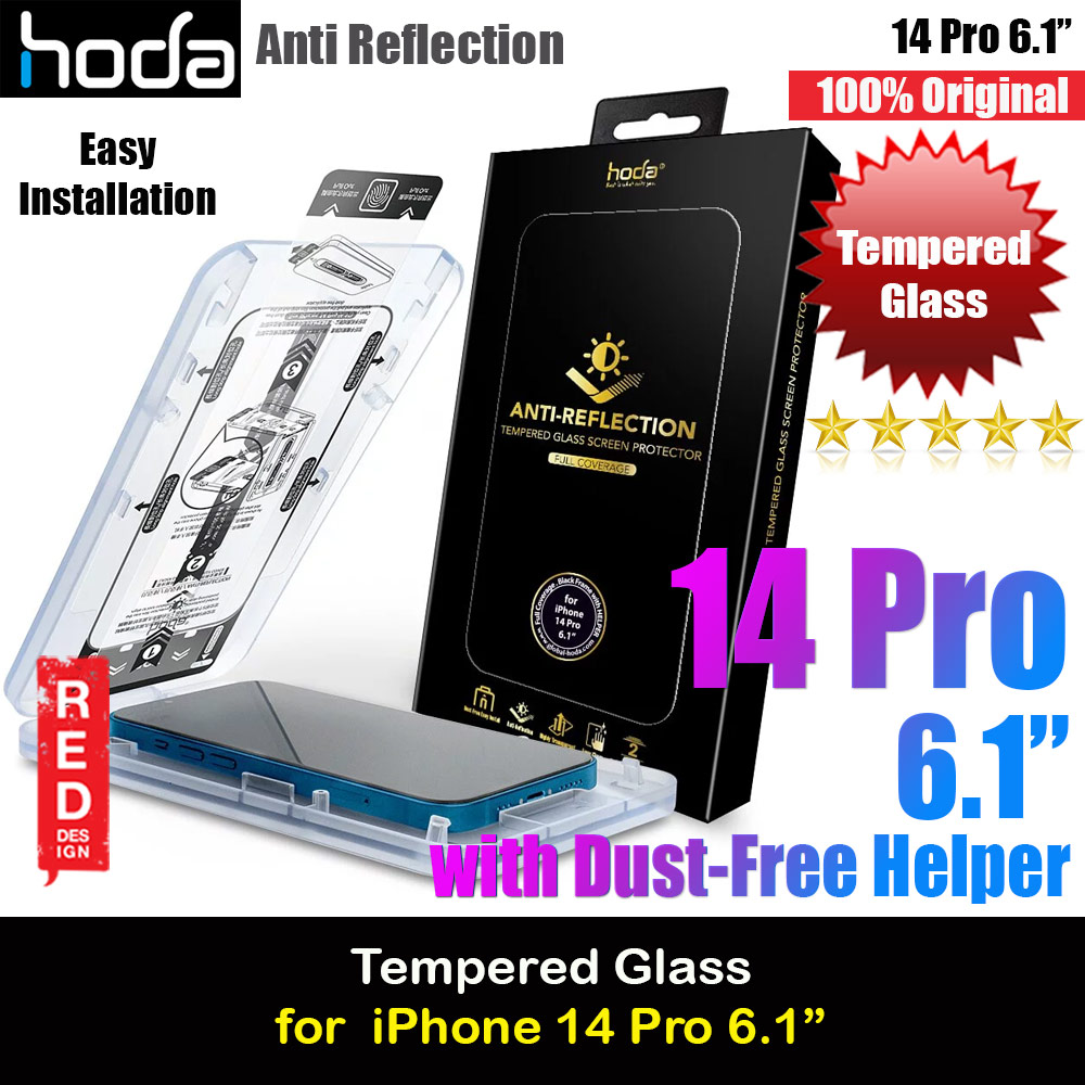 Picture of Hoda 0.33mm 2.5D Full Coverage Tempered Glass Screen Protector for Apple iPhone 14 Pro 6.1 (Anti Reflection) Apple iPhone 14 Pro 6.1- Apple iPhone 14 Pro 6.1 Cases, Apple iPhone 14 Pro 6.1 Covers, iPad Cases and a wide selection of Apple iPhone 14 Pro 6.1 Accessories in Malaysia, Sabah, Sarawak and Singapore 