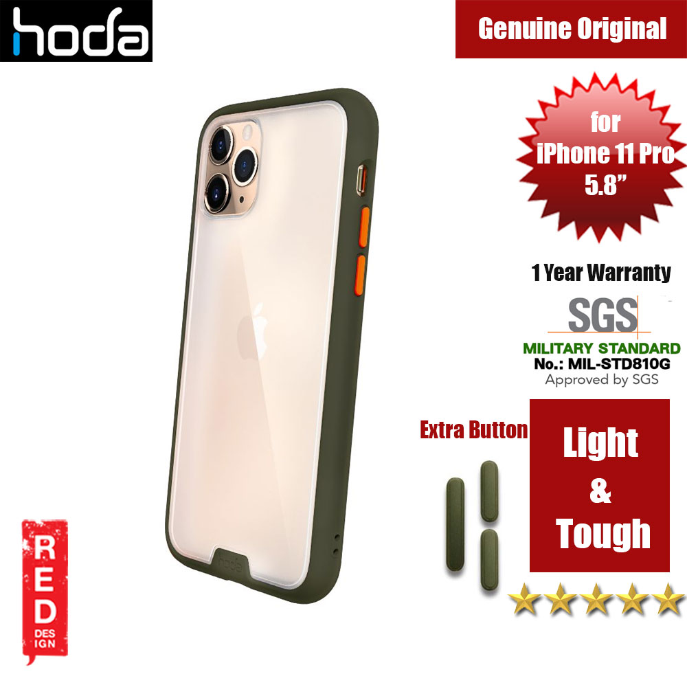 Picture of Hoda Military Standard Rough Case for Apple iPhone 11 Pro (Army Green) iPhone Cases - iPhone 14 Pro Max , iPhone 13 Pro Max, Galaxy S23 Ultra, Google Pixel 7 Pro, Galaxy Z Fold 4, Galaxy Z Flip 4 Cases Malaysia,iPhone 12 Pro Max Cases Malaysia, iPad Air ,iPad Pro Cases and a wide selection of Accessories in Malaysia, Sabah, Sarawak and Singapore. 