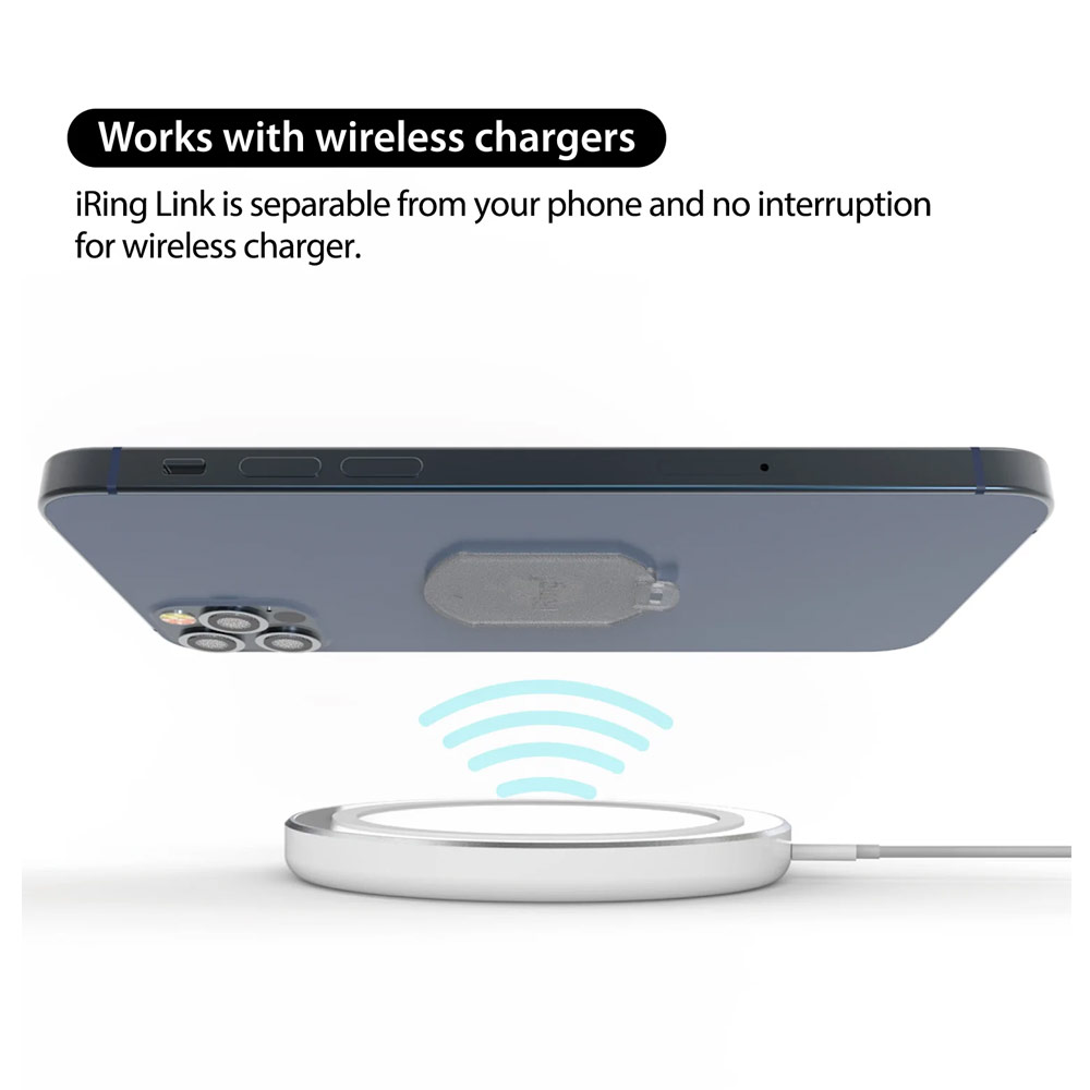 Picture of AAUXX iRing Pop Ring Holder Phone Grip and Kickstand Stand Work with wireless charging (Midnight Blue)