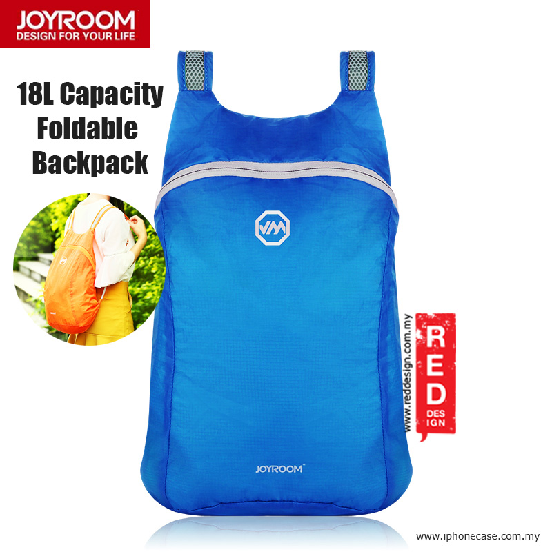 Picture of Joyroom Outdoor 18L Capacity Fodable Mini Backpack - Blue Red Design- Red Design Cases, Red Design Covers, iPad Cases and a wide selection of Red Design Accessories in Malaysia, Sabah, Sarawak and Singapore 