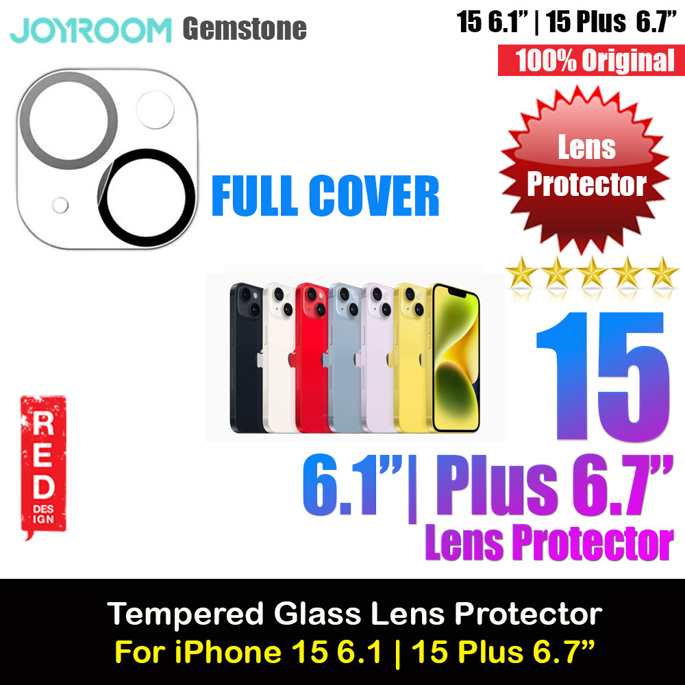 Picture of Joyroom Gemstone Series 9H Tempered Glass Lens Protector Full Cover for iPhone 15 6.1 iPhone 15 Plus 6.7 (Clear) Apple iPhone 15 6.1- Apple iPhone 15 6.1 Cases, Apple iPhone 15 6.1 Covers, iPad Cases and a wide selection of Apple iPhone 15 6.1 Accessories in Malaysia, Sabah, Sarawak and Singapore 