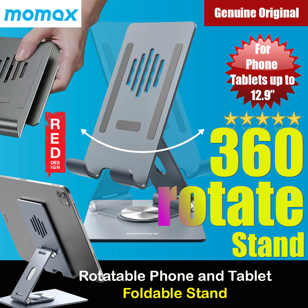Picture of Momax Universal Rotatable Foldable Aluminum Phone Tablets Stand for iPad iPad Air iPad Pro iPhone 13 Pro Max (Gray) iPhone Cases - iPhone 14 Pro Max , iPhone 13 Pro Max, Galaxy S23 Ultra, Google Pixel 7 Pro, Galaxy Z Fold 4, Galaxy Z Flip 4 Cases Malaysia,iPhone 12 Pro Max Cases Malaysia, iPad Air ,iPad Pro Cases and a wide selection of Accessories in Malaysia, Sabah, Sarawak and Singapore. 