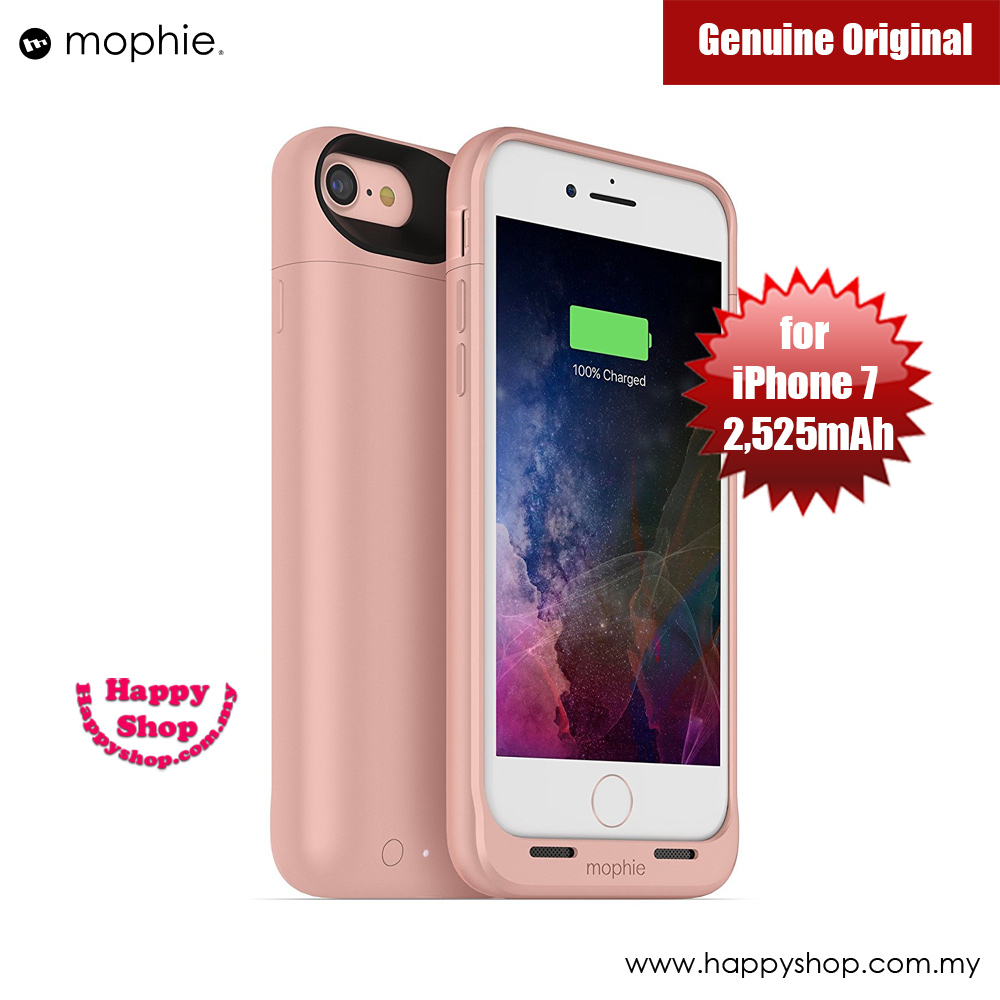 Picture of Mophie Juice Pack Wireless Apple iPhone 7 4.7 Battery Case 2,525mAh (Rose Gold) Apple iPhone 7 4.7- Apple iPhone 7 4.7 Cases, Apple iPhone 7 4.7 Covers, iPad Cases and a wide selection of Apple iPhone 7 4.7 Accessories in Malaysia, Sabah, Sarawak and Singapore 