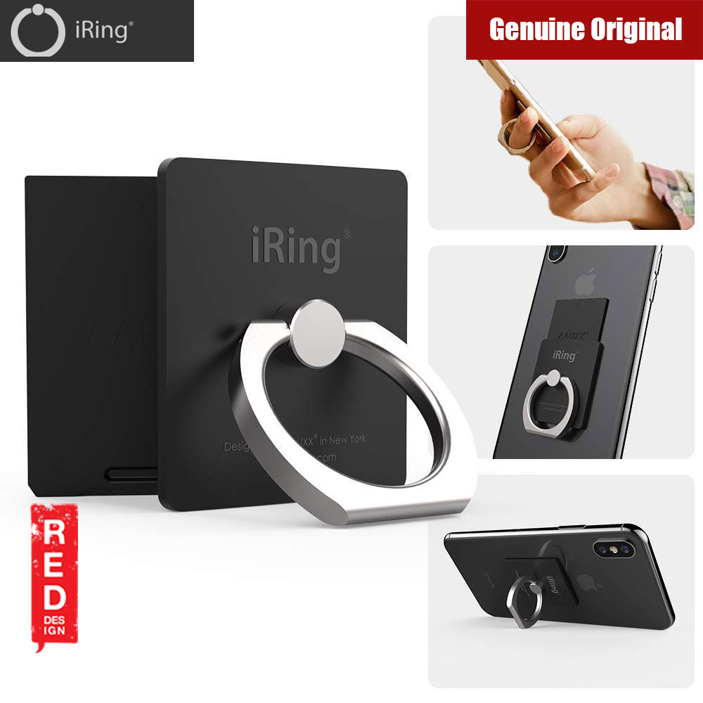 Picture of AAUXX iRing Link Universal Phone Grip and Stand Compatible with wireless charging (Matt Black) iPhone Cases - iPhone 14 Pro Max , iPhone 13 Pro Max, Galaxy S23 Ultra, Google Pixel 7 Pro, Galaxy Z Fold 4, Galaxy Z Flip 4 Cases Malaysia,iPhone 12 Pro Max Cases Malaysia, iPad Air ,iPad Pro Cases and a wide selection of Accessories in Malaysia, Sabah, Sarawak and Singapore. 