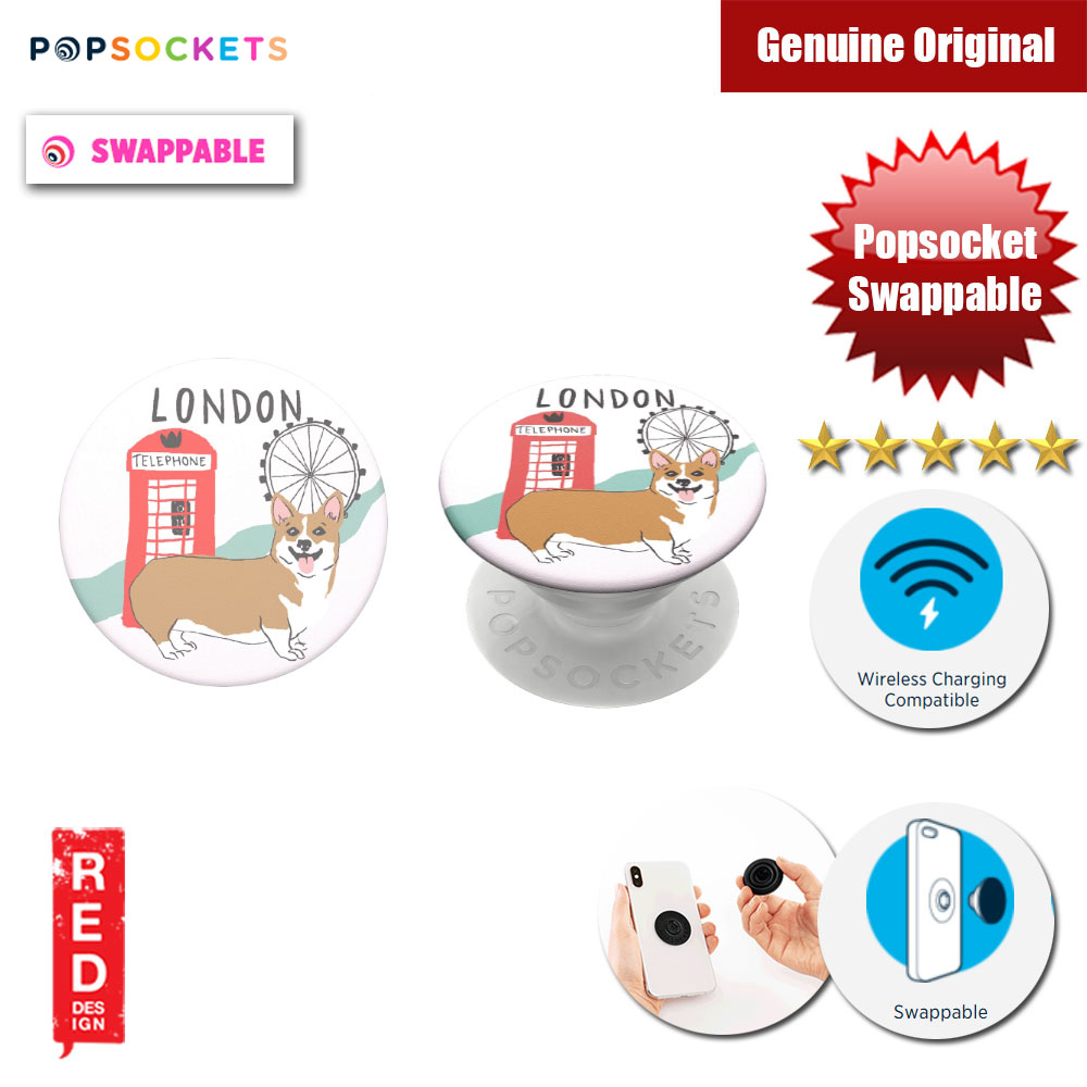 Picture of Popsockets PopGrip Swappable (London) Red Design- Red Design Cases, Red Design Covers, iPad Cases and a wide selection of Red Design Accessories in Malaysia, Sabah, Sarawak and Singapore 