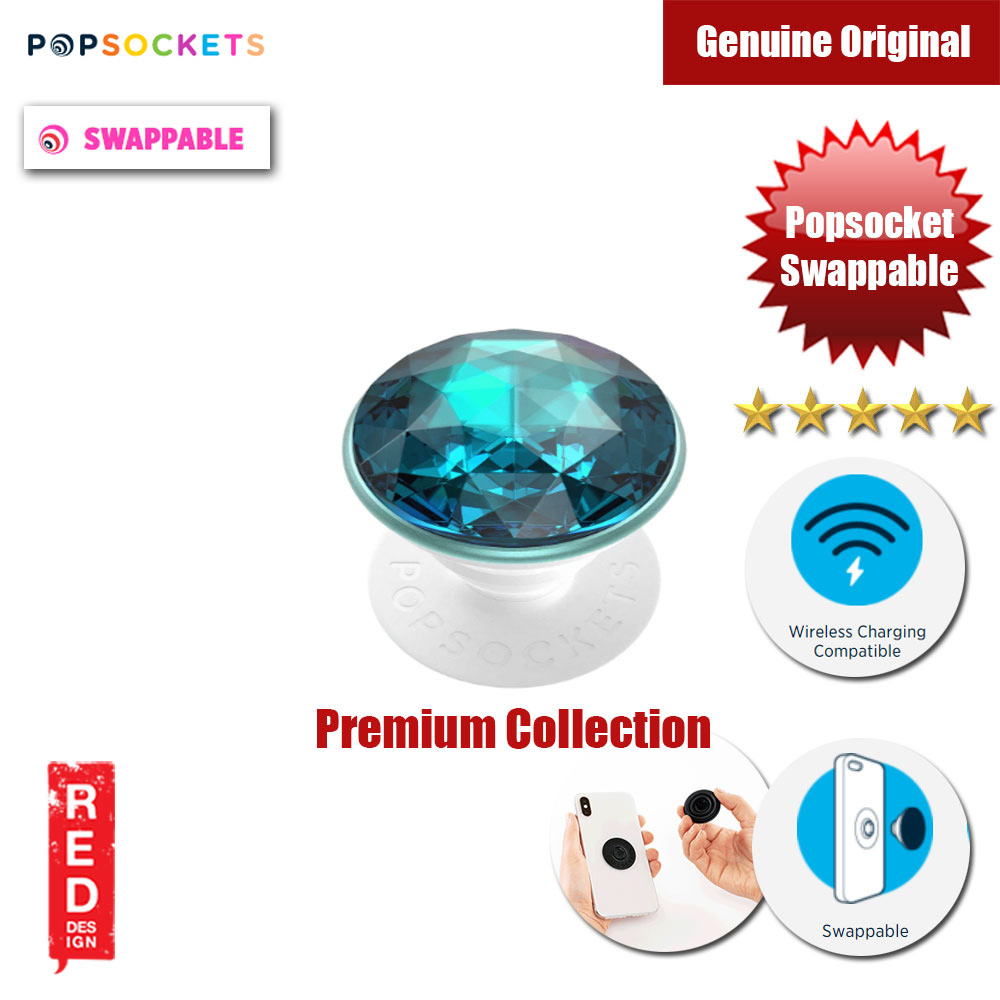 Picture of Popsockets PopGrip Swappable (Disco Crystal Blue) Red Design- Red Design Cases, Red Design Covers, iPad Cases and a wide selection of Red Design Accessories in Malaysia, Sabah, Sarawak and Singapore 