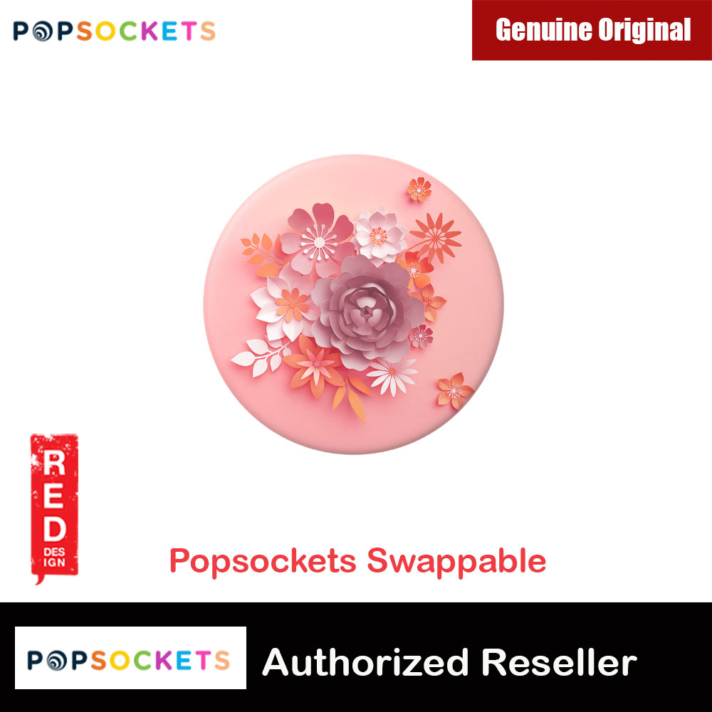Picture of Popsockets PopGrip Swappable (Paper Posies) Red Design- Red Design Cases, Red Design Covers, iPad Cases and a wide selection of Red Design Accessories in Malaysia, Sabah, Sarawak and Singapore 