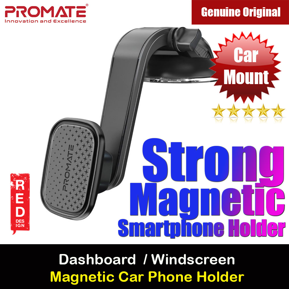 Picture of Promate Magnetic Windscreen Dashboard 360 Degree Rotation Car Phone Holder Mount MagMount XL iPhone Cases - iPhone 14 Pro Max , iPhone 13 Pro Max, Galaxy S23 Ultra, Google Pixel 7 Pro, Galaxy Z Fold 4, Galaxy Z Flip 4 Cases Malaysia,iPhone 12 Pro Max Cases Malaysia, iPad Air ,iPad Pro Cases and a wide selection of Accessories in Malaysia, Sabah, Sarawak and Singapore. 