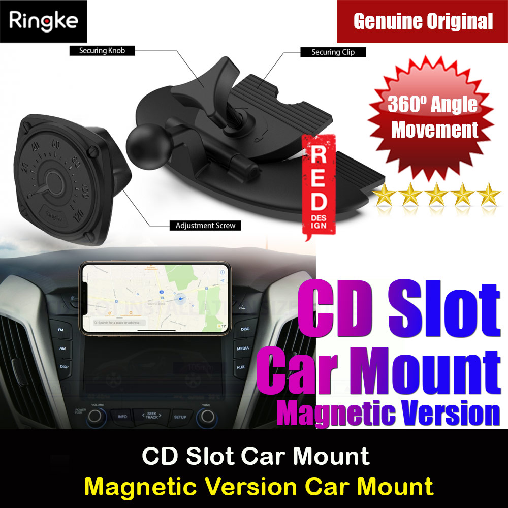 Picture of Ringke CD Player Slot Magnetic Car Mount Car Holder for Smartphone (Black) iPhone Cases - iPhone 14 Pro Max , iPhone 13 Pro Max, Galaxy S23 Ultra, Google Pixel 7 Pro, Galaxy Z Fold 4, Galaxy Z Flip 4 Cases Malaysia,iPhone 12 Pro Max Cases Malaysia, iPad Air ,iPad Pro Cases and a wide selection of Accessories in Malaysia, Sabah, Sarawak and Singapore. 