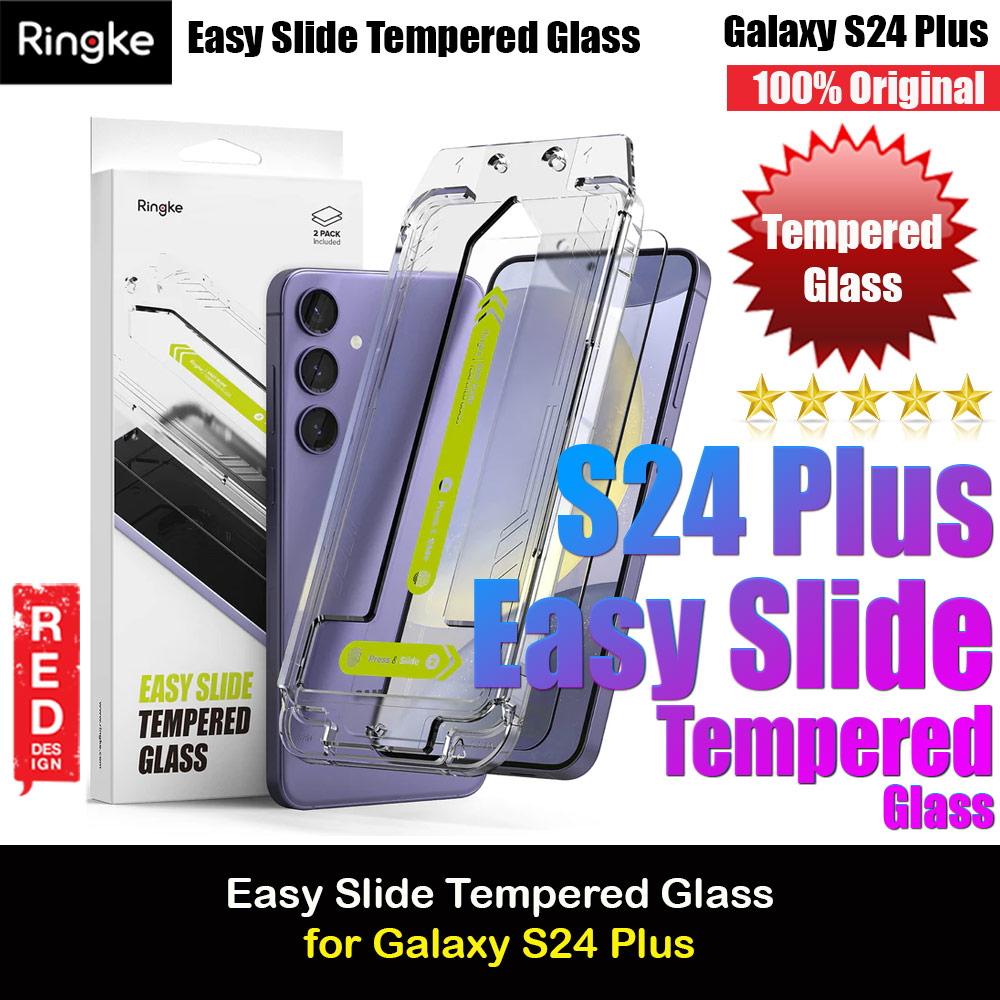 Picture of Ringke Easy Slide Tempered Glass Screen Protector for Samsung Galaxy S24 Plus (Clear) 2pcs Samsung Galaxy S24 Plus- Samsung Galaxy S24 Plus Cases, Samsung Galaxy S24 Plus Covers, iPad Cases and a wide selection of Samsung Galaxy S24 Plus Accessories in Malaysia, Sabah, Sarawak and Singapore 