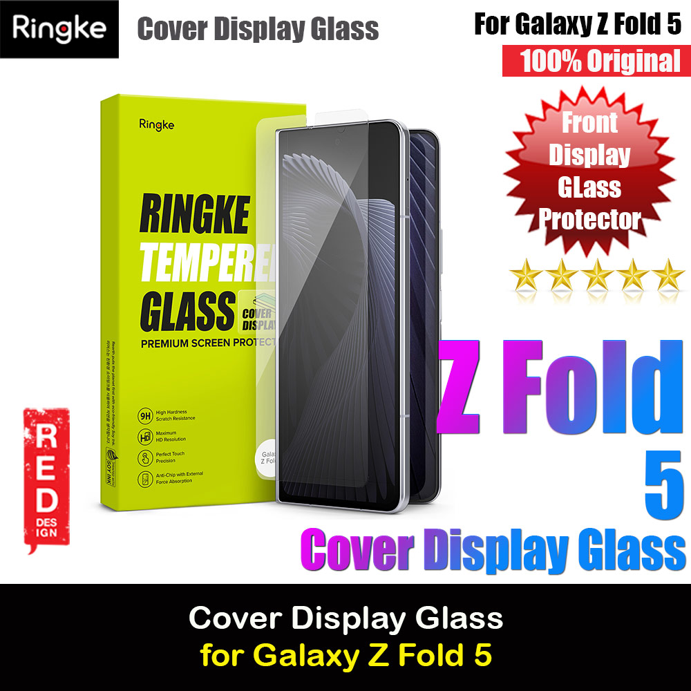 Picture of Ringke Front Cover Display Glass Tempered Glass Protector for Samsung Galaxy Z Fold 5 Samsung Galaxy Z Fold 5- Samsung Galaxy Z Fold 5 Cases, Samsung Galaxy Z Fold 5 Covers, iPad Cases and a wide selection of Samsung Galaxy Z Fold 5 Accessories in Malaysia, Sabah, Sarawak and Singapore 
