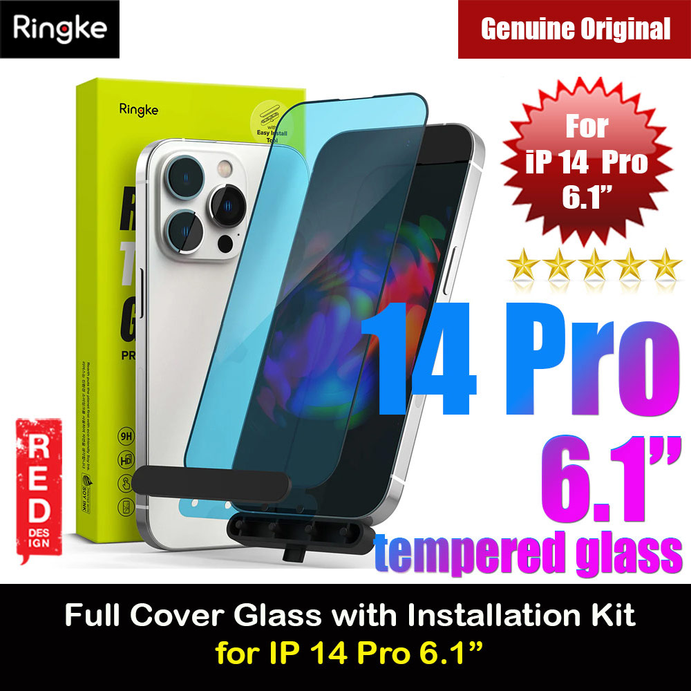 Picture of Ringke Premium Tempered Glass Screen Protector with Easy Installation Jig Kit for Apple iPhone 14 Pro 6.1 (HD Clear) Apple iPhone 14 Pro 6.1- Apple iPhone 14 Pro 6.1 Cases, Apple iPhone 14 Pro 6.1 Covers, iPad Cases and a wide selection of Apple iPhone 14 Pro 6.1 Accessories in Malaysia, Sabah, Sarawak and Singapore 