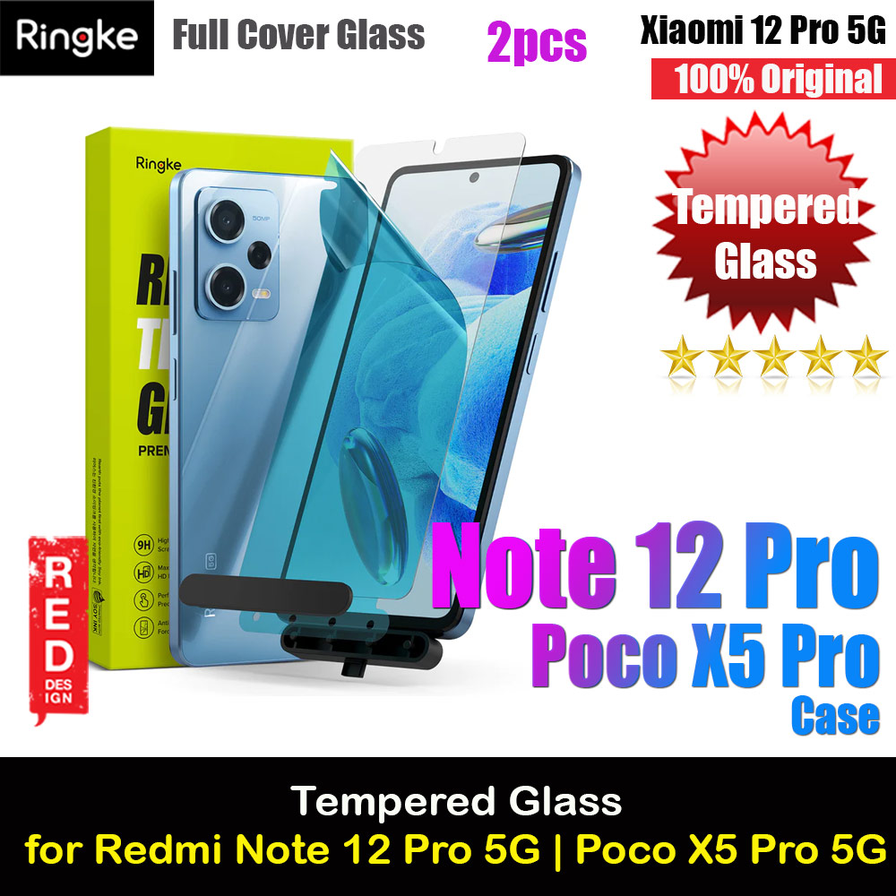 Picture of Ringke Tempered Glass Full Cover Glass Screen Protector for Xiaomi Redmi Note 12 Pro 5G Poco X5 Pro 5G (2pcs) Xiaomi Poco X5 Pro 5G- Xiaomi Poco X5 Pro 5G Cases, Xiaomi Poco X5 Pro 5G Covers, iPad Cases and a wide selection of Xiaomi Poco X5 Pro 5G Accessories in Malaysia, Sabah, Sarawak and Singapore 