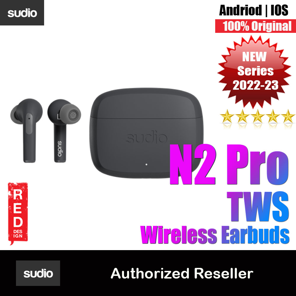 Picture of Sudio N2 Pro TWS True Wireless Bluetooth Earbuds Earphone Bluetooth V5.2 Splash Proof ANC Active Noise Cancellation (Black) Samsung Galaxy Note 20 Ultra- Samsung Galaxy Note 20 Ultra Cases, Samsung Galaxy Note 20 Ultra Covers, iPad Cases and a wide selection of Samsung Galaxy Note 20 Ultra Accessories in Malaysia, Sabah, Sarawak and Singapore 