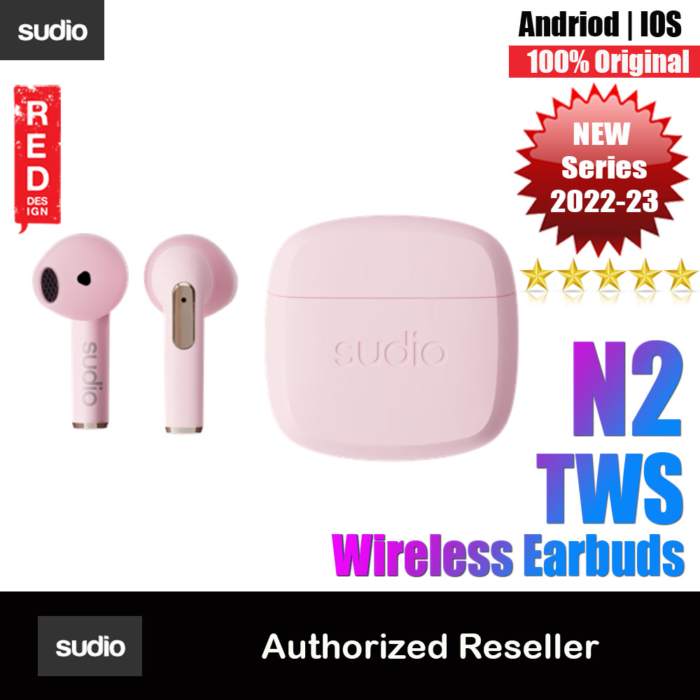 Picture of Sudio N2 TWS True Wireless Bluetooth Earbuds Earphone Bluetooth V5.2 Splash Proof (Pink) Red Design- Red Design Cases, Red Design Covers, iPad Cases and a wide selection of Red Design Accessories in Malaysia, Sabah, Sarawak and Singapore 
