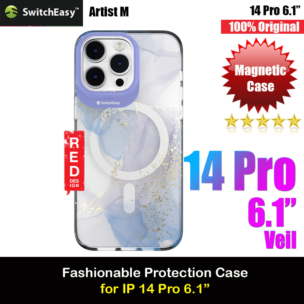 Picture of Switcheasy Artist Double In Mold Decoration Fashionable Magsafe Compatible Case for Apple iPhone 14 Pro 6.1 (Veil) Apple iPhone 14 Pro 6.1- Apple iPhone 14 Pro 6.1 Cases, Apple iPhone 14 Pro 6.1 Covers, iPad Cases and a wide selection of Apple iPhone 14 Pro 6.1 Accessories in Malaysia, Sabah, Sarawak and Singapore 