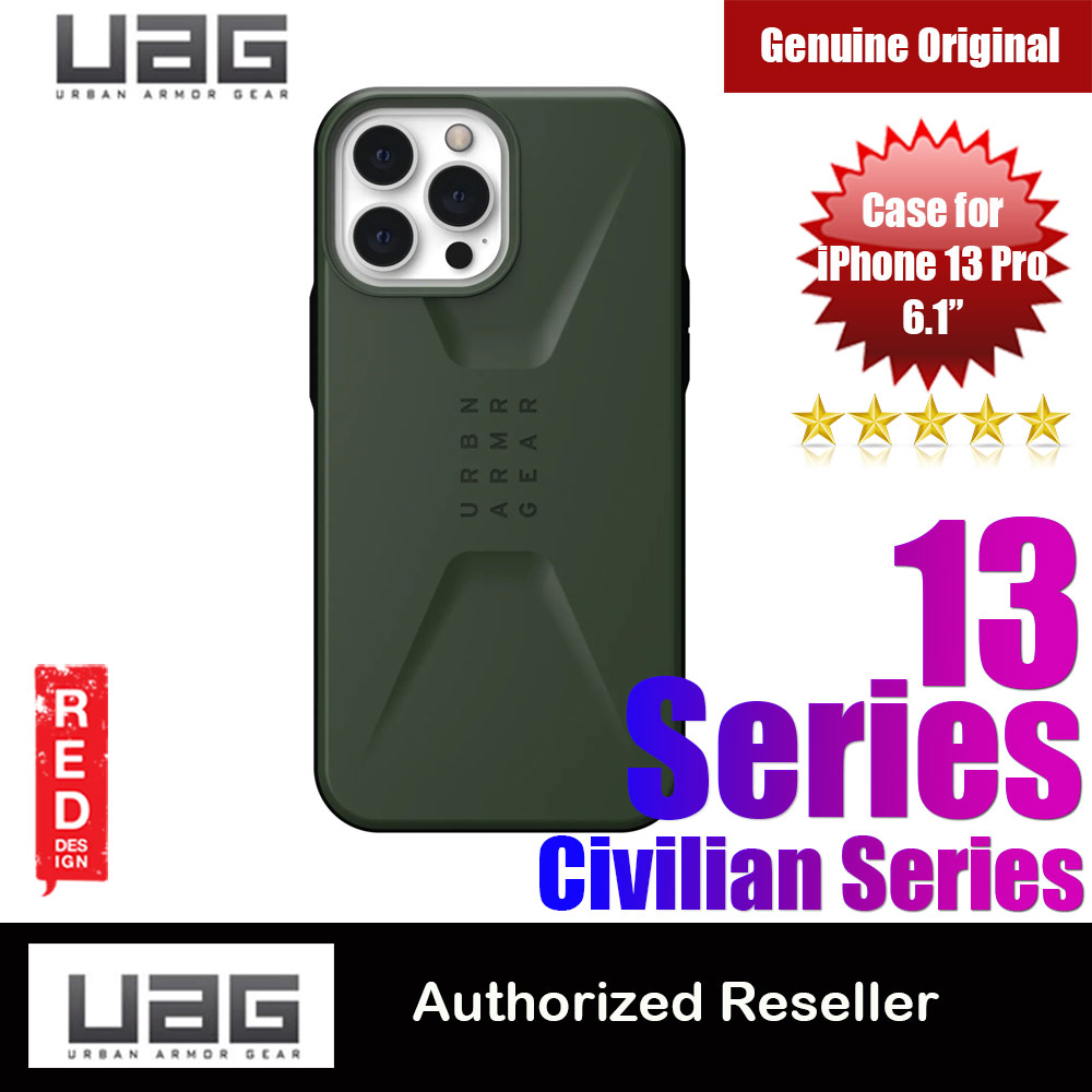 Picture of UAG Civilian Series Protection Case for iPhone 13 Pro 6.1 Case (Olive) iPhone Cases - iPhone 14 Pro Max , iPhone 13 Pro Max, Galaxy S23 Ultra, Google Pixel 7 Pro, Galaxy Z Fold 4, Galaxy Z Flip 4 Cases Malaysia,iPhone 12 Pro Max Cases Malaysia, iPad Air ,iPad Pro Cases and a wide selection of Accessories in Malaysia, Sabah, Sarawak and Singapore. 