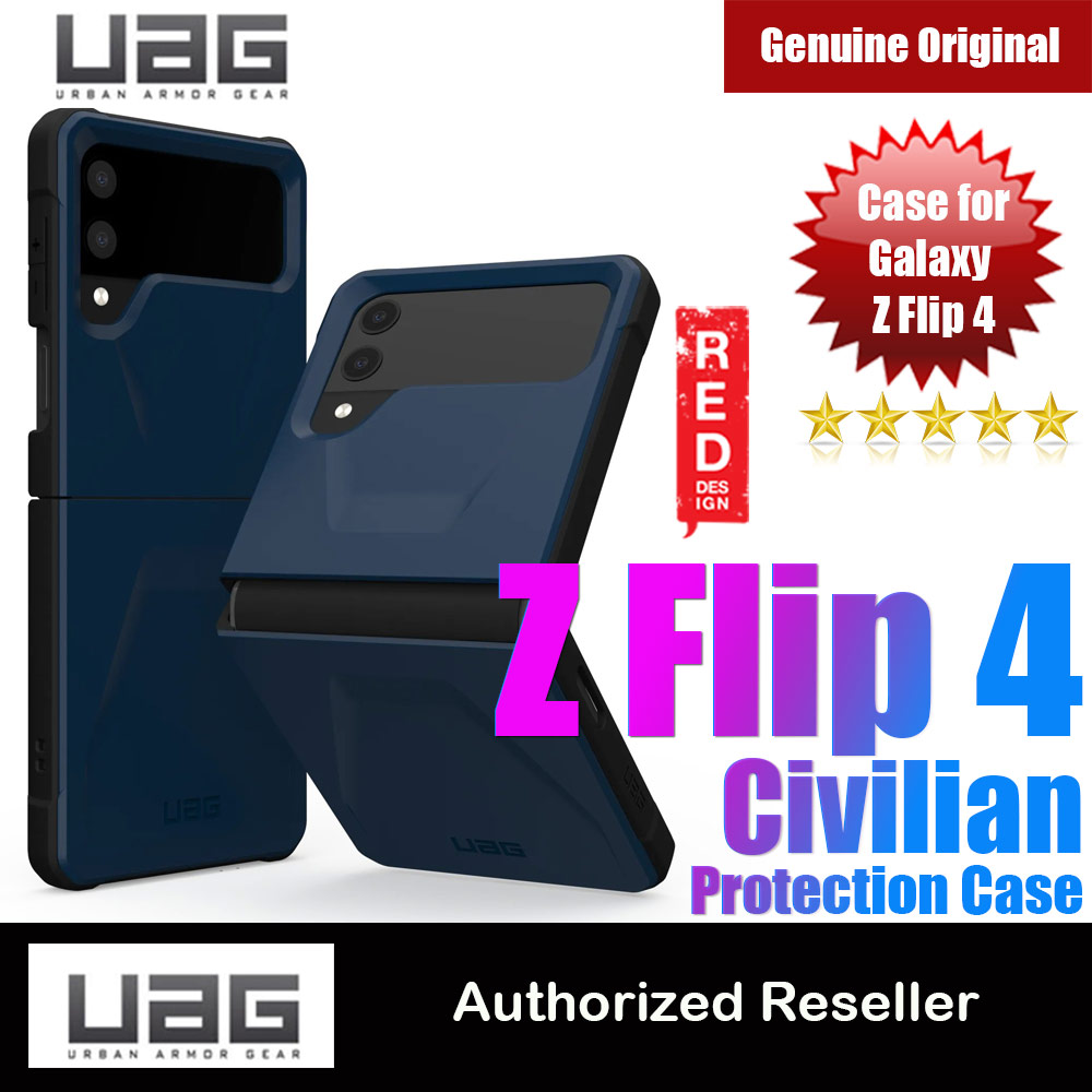 Picture of Samsung Galaxy Z Flip 4 Case | UAG Civilian Series Drop Protection Case with Hinge Protection for Samsung Galaxy Z Flip 4 (Mallard)