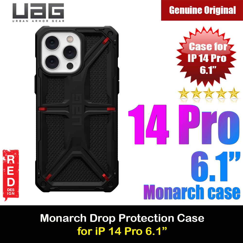 Picture of UAG Monarch Drop Proof Protection Case for iPhone 14 Pro 6.1 (Kevlar Black) Apple iPhone 14 Pro 6.1- Apple iPhone 14 Pro 6.1 Cases, Apple iPhone 14 Pro 6.1 Covers, iPad Cases and a wide selection of Apple iPhone 14 Pro 6.1 Accessories in Malaysia, Sabah, Sarawak and Singapore 