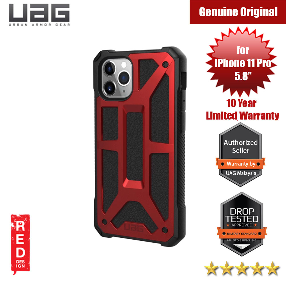 Picture of UAG Monarch Series Drop Protection Case for Apple iPhone 11 Pro 5.8 (Crimson Red) iPhone Cases - iPhone 14 Pro Max , iPhone 13 Pro Max, Galaxy S23 Ultra, Google Pixel 7 Pro, Galaxy Z Fold 4, Galaxy Z Flip 4 Cases Malaysia,iPhone 12 Pro Max Cases Malaysia, iPad Air ,iPad Pro Cases and a wide selection of Accessories in Malaysia, Sabah, Sarawak and Singapore. 